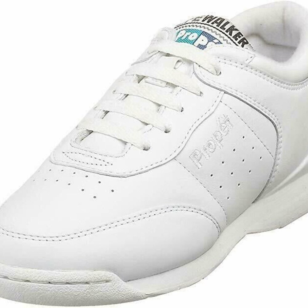 Propet Women's W3804 Life Walker Sneaker in White 9.5 EUC-NEVER WORN